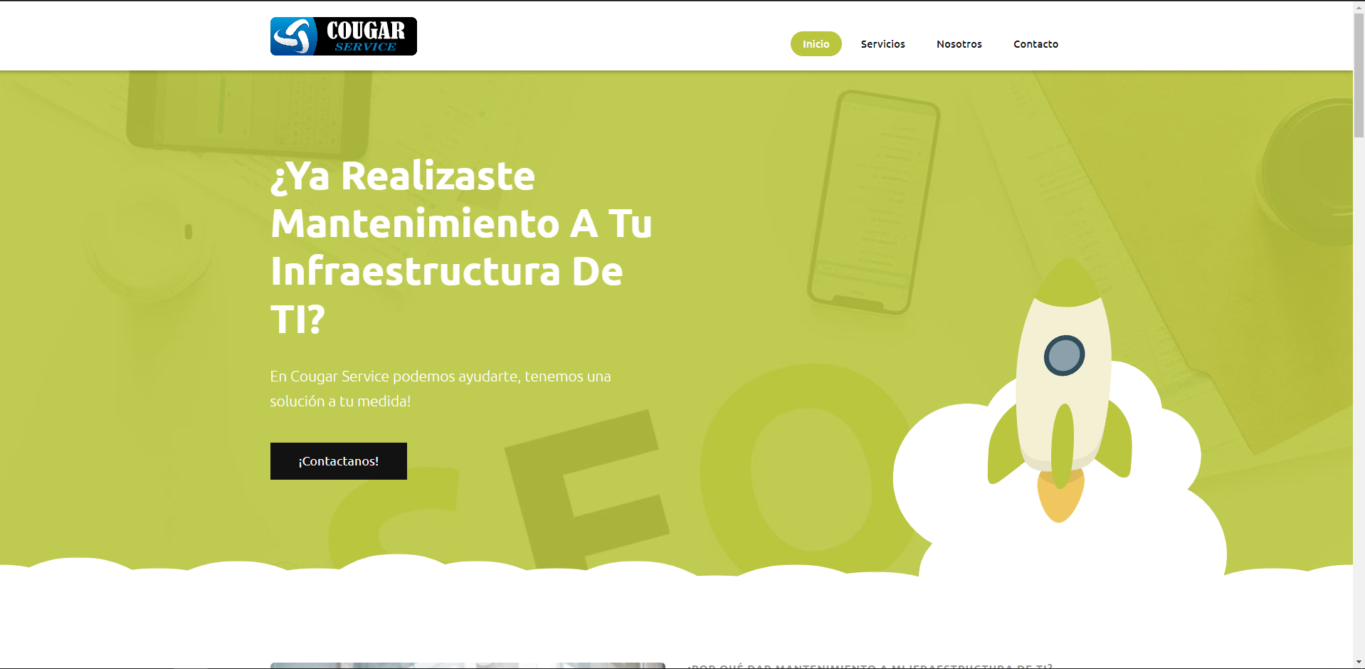 Página Web Cougar Service